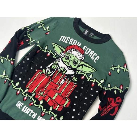 Star Wars Other - Star Wars Ugly‎ Christmas Sweater Baby Yoda Unisex Medium
